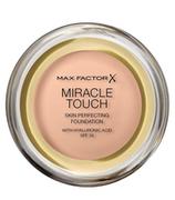 Pudry do twarzy - Max Factor Miracle Touch Foundation podkład z kwasem hialuronowym dla gładkiej i równomiernej skóry, 1 opakowanie (1 x 12 g) - miniaturka - grafika 1