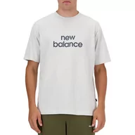 Koszulki sportowe męskie - Koszulka New Balance MT41582GYM - szara - miniaturka - grafika 1