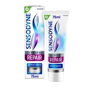 Pasty do zębów - Sensodyne Clinical Repair Active White Pasta do zębów z fluorkiem 75 ml - miniaturka - grafika 1