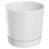 Donice - Doniczka Tubo 15cm biała gładka Prosperplast - miniaturka - grafika 1
