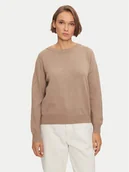 Swetry damskie - Replay Sweter DK3301.000.G23372 Beżowy Loose Fit - miniaturka - grafika 1