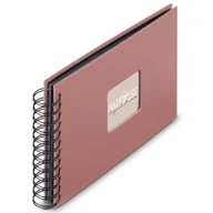 Albumy fotograficzne - Album HAMA Fine Art Czarne kartki Ceglany (50 stron) - miniaturka - grafika 1