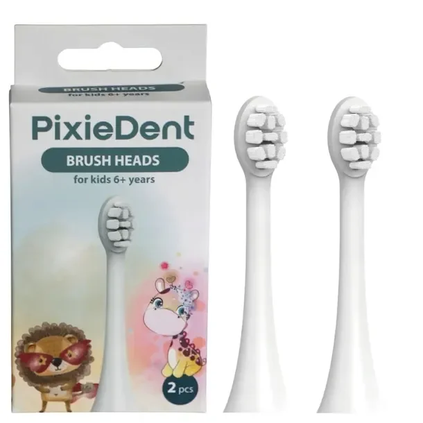 2x Końcówki do szczoteczki PixieDent dla dzieci 6+