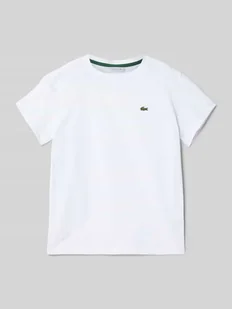 T-shirt z detalem z logo - Koszulki dla chłopców - miniaturka - grafika 1