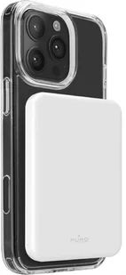 Powerbank Puro Mag Plus 5000mAh 20W Qi2 kompatybilny z MagSafe 1x USB-C Power Delivery - biały - Powerbanki - miniaturka - grafika 1