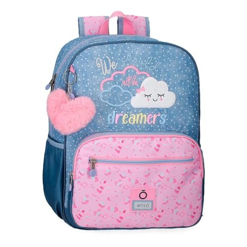 Enso Dreamer Plecak szkolny Niebieski 30x38x12 cms 13,68L Poliester, niebieski, plecak szkolny