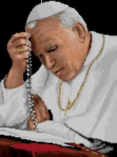 Zestaw do haftu Jan Paweł II (7307) - Pasmanteria Zestaw do haftu Jan Paweł II (7307) - Pasmanteria - miniaturka - grafika 1