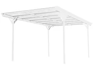 Garaże i wiaty - Wiata garażowa 3x5m samochodowa biała Westmann carport - miniaturka - grafika 1