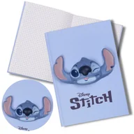 Szkolne artykuły papiernicze - DISNEY Stitch Zeszyt/notes w kratkę, w niebieskiej oprawie A5 - miniaturka - grafika 1