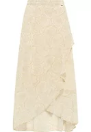 Spódnice - DreiMaster Spódnica damska 37226342, Wełna biała, wielokolorowa, XL - miniaturka - grafika 1