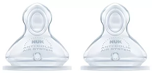 Smoczki do butelek Nuk First Choice Anti-Colic Nipple 2 szt - Smoczki do butelek - miniaturka - grafika 1