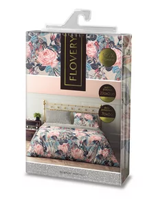 Pościel 200 x 220 3cz Bawełniana Flovery 001 - Pościel - miniaturka - grafika 4