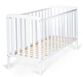 Łóżeczka i kojce - Łóżeczko dla dziecka Łóżko Monkey dla dzieci 120x60 cm kolor: biały - miniaturka - grafika 1