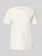 Koszulki i topy damskie - T-shirt o kroju regular fit z czystej bawełny - miniaturka - grafika 1