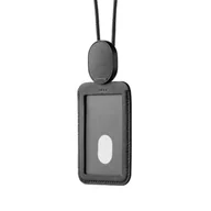 Akcesoria podróżnicze - Uchwyt do karty ID ze smyczą Orbitkey Card Holder - black - miniaturka - grafika 1