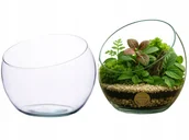 Wazony i flakony - SŁÓJ DO LASU W SŁOIKU słój las w szkle wazon szkło KULA D:18cm - miniaturka - grafika 1