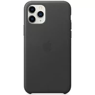 Etui i futerały do telefonów - Etui Apple Mwye2Ze/A Iphone 11 Pro 5.8" /X/Xs Czarny/Black Leather Case - miniaturka - grafika 1