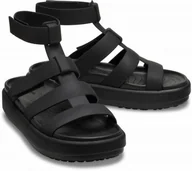 Moda i Uroda OUTLET - Damskie Buty Sandały Gladiatorki Crocs Brooklyn Gladiator 209557 Luxe 41-42 - miniaturka - grafika 1