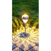 Lampy ogrodowe - Lampka solarna INOX - miniaturka - grafika 1