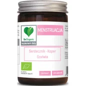 Suplementy diety - Menstruacja BIO 450 mg x 100 tabletek BEORGANIC ALINESS - miniaturka - grafika 1
