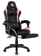 Fotele gamingowe - Fotel obrotowy gamingowy HERO POKER PRO PINK ALCANTARA - miniaturka - grafika 1
