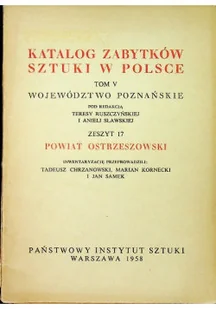 Katalog zabytków sztuki w Polsce Tom V Zeszyt 17 - Książki o kulturze i sztuce - miniaturka - grafika 1
