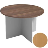 Stoły i stoliki do biura - B2B Partner Stół konferencyjny 1200 mm, okrągły, buk 610714 - miniaturka - grafika 1