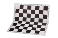 Gry planszowe - Szachownica plastikowa składana nr 6, biało - czarna - miniaturka - grafika 1