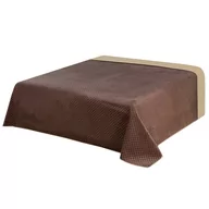 Narzuty - MESA Narzuta Pikowana 7082 Velvet Brąz1 + Beż 170x210 1213726 - miniaturka - grafika 1