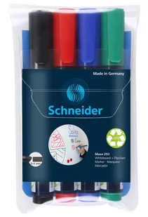 Schneider Zestaw markerów do tablic Maxx 293, 2-5 mm, 4 miks kolorów SR129394 - Markery do tablic - miniaturka - grafika 2