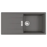 Zlewozmywaki - Franke Centro CNG 611-100 XL GSC Zlewozmywak granitowy jednokomorowy 100x50 cm kamienny szary 114.0687.334 - miniaturka - grafika 1