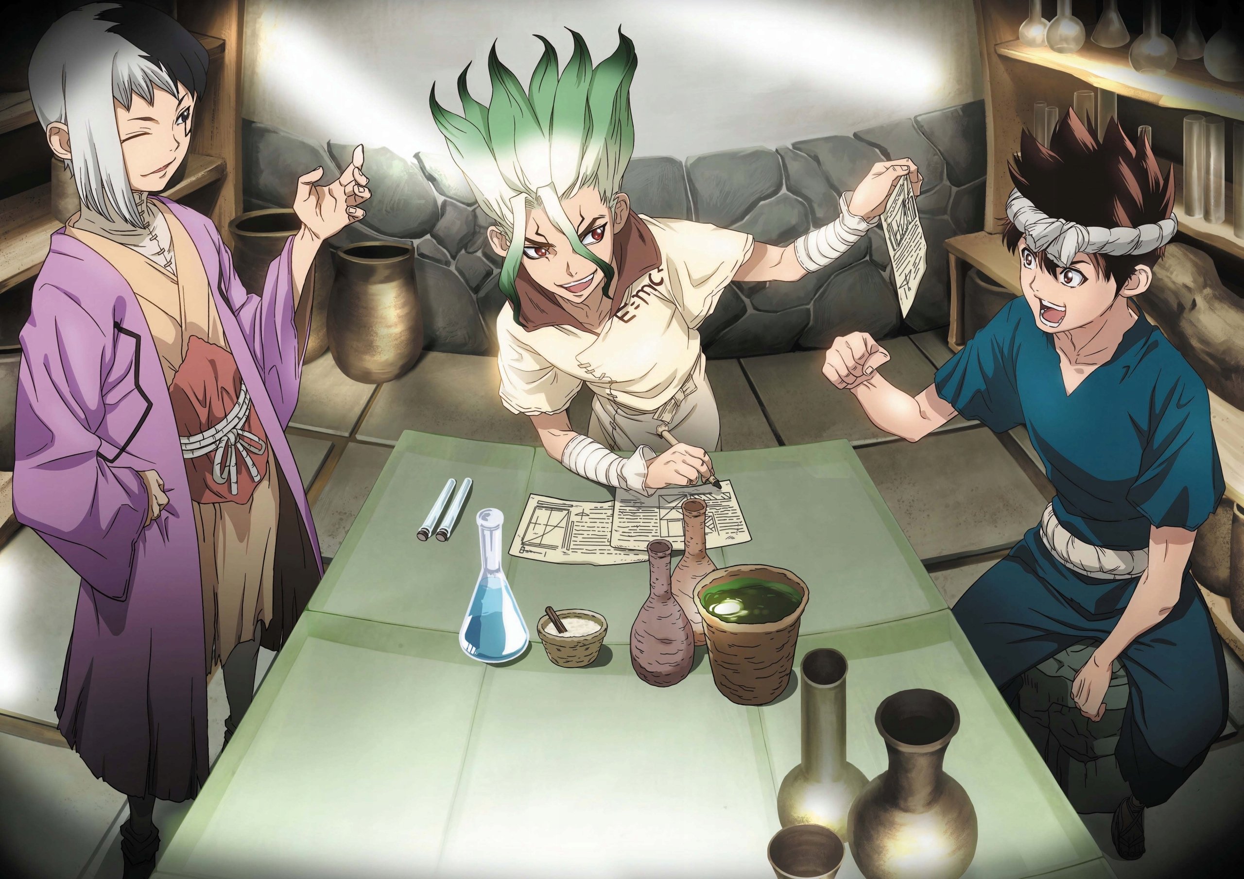 Plakat A2 anime manga Dr. Stone Dr Stone
