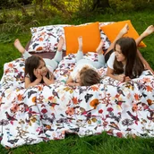 Pościel - Pościel Bawełniana 200X200 Ptaki - miniaturka - grafika 1