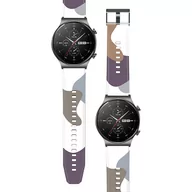 Akcesoria do smartwatchy - Hurtel Strap Moro opaska do HUAWEI Watch GT2 Pro silokonowy pasek bransoletka do zegarka moro (10) - miniaturka - grafika 1