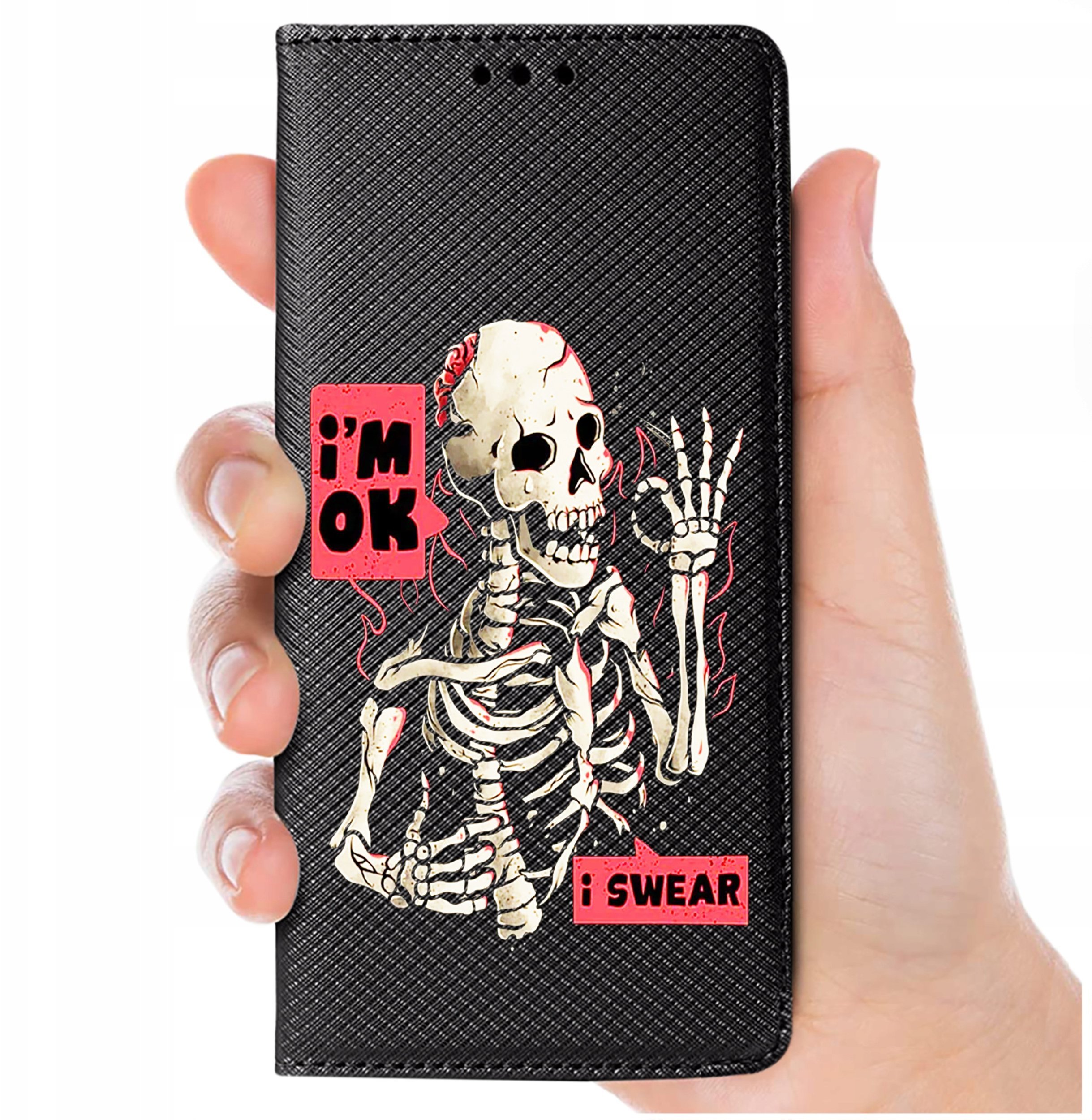 Etui do Samsung Galaxy M35 5G MAGNET WZORY CASE PORTFEL + SZKŁO 9H