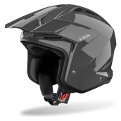 Kaski motocyklowe - Kask Otwarty Airoh TRR II CiemnoszaryXXL - miniaturka - grafika 1