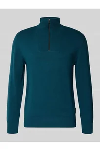 Bluza z kołnierzem o kroju regular fit z czystej bawełny - Tom Tailor Denim - Bluzy męskie - miniaturka - grafika 1