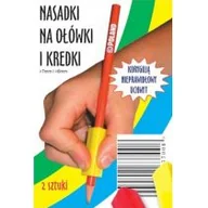Przybory szkolne - Harmonia Nasadki na ołówki i kredki 2 sztuki - miniaturka - grafika 1