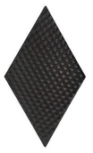 Płytki ceramiczne - Mozaika ceramiczna Rombic black 03 mat 11.5x20 cm - miniaturka - grafika 1
