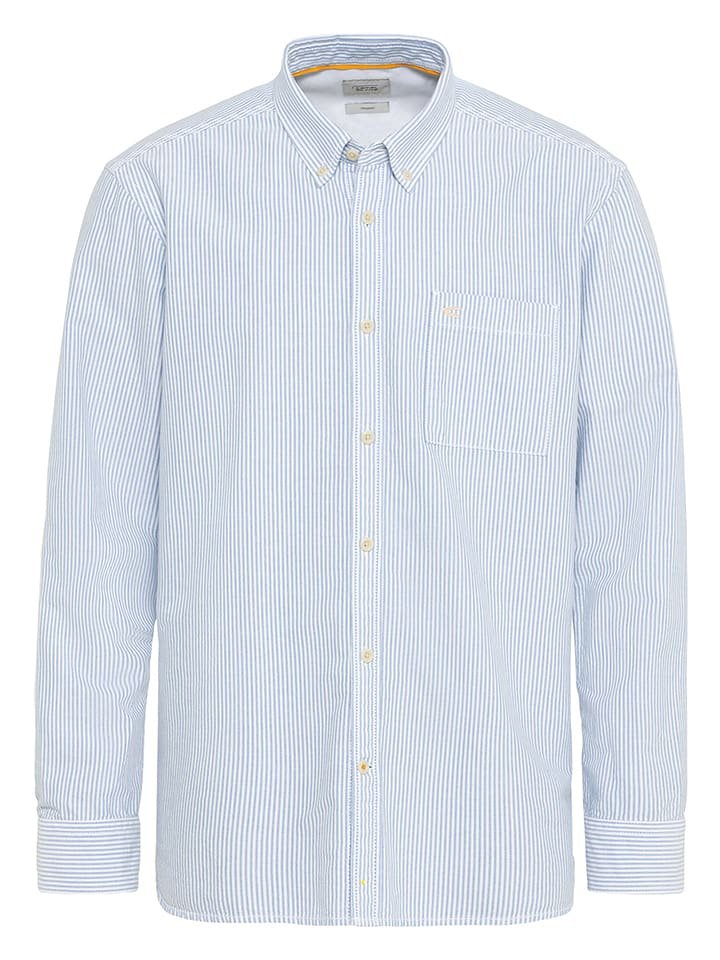 Camel Active Koszula - Regular fit - w kolorze błękitno-białym