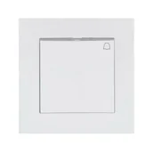 Wyłączniki światła i elektryczne - ELEKTRO - PLAST Przycisk dzwonek CARLA biały ELEKTRO - PLAST - miniaturka - grafika 1