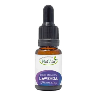 Olejek eteryczny naturalny lawenda 10ml NatVita - Aromaterapia - miniaturka - grafika 1