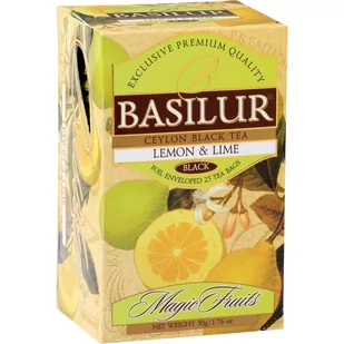 BASILUR BASILUR Herbata Magic Fruits cytryna i limonka 20 x 2g saszetka WIKR-981412 - Kawa w kapsułkach i saszetkach - miniaturka - grafika 1