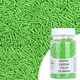 Posypka cukrowa PAŁECZKI ZIELONE Sweet Decor, 70 g - Dodatki do ciast w proszku - miniaturka - grafika 1