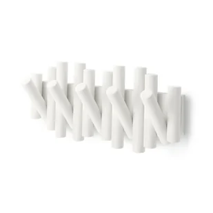 Wieszak z 5 uchwytami, Picket biały - Wieszaki i stojaki - miniaturka - grafika 1