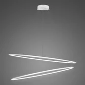 Lampy sufitowe - Lampa Ledowe Okręgi No. 2 Φ120 cm in 4k biała ściemnialna Altavola Design - miniaturka - grafika 1