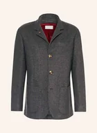 Moda i Uroda OUTLET - Brunello Cucinelli Marynarka Z Kaszmiru Regular Fit grau - miniaturka - grafika 1