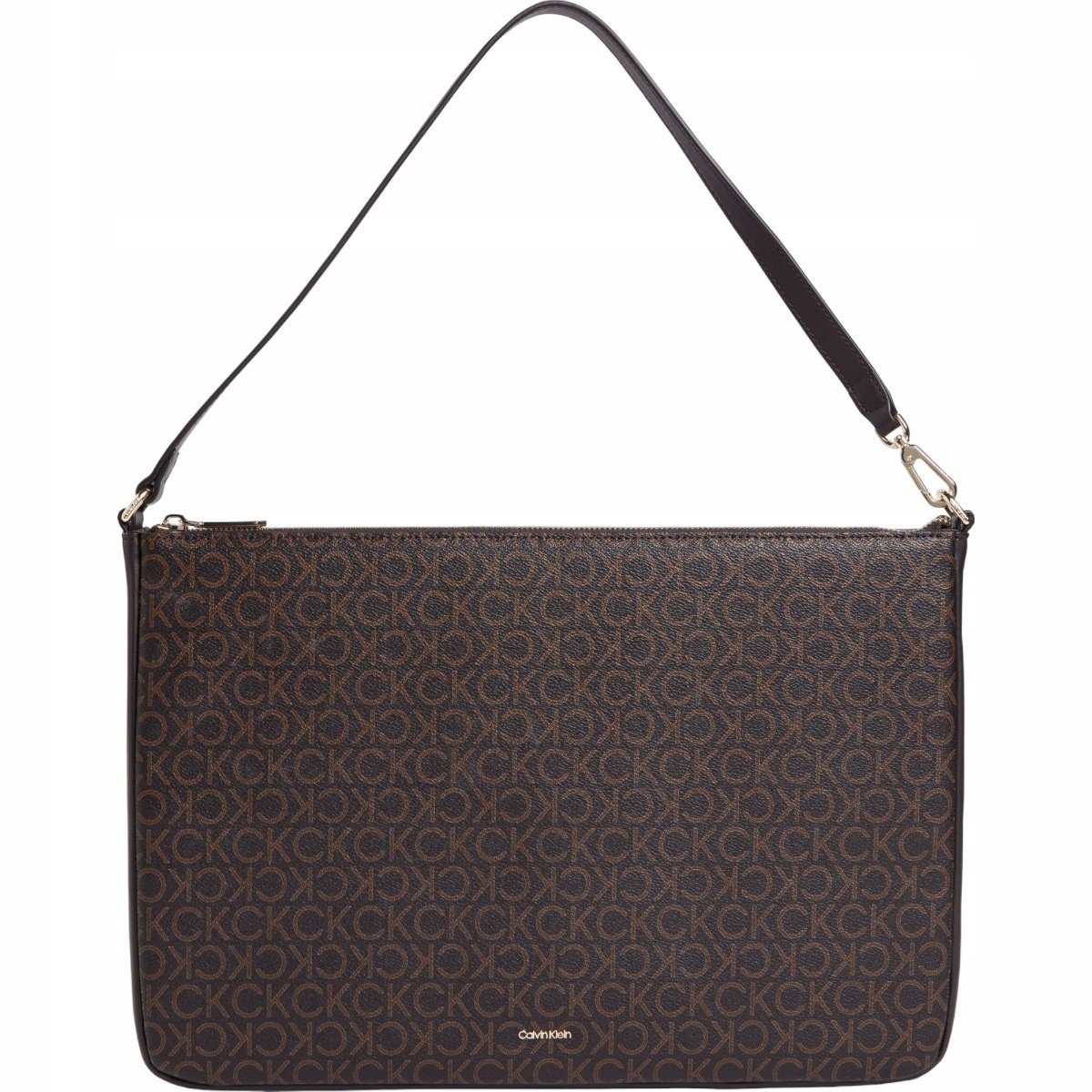 Calvin klein torba na laptopa etui must conv brąz