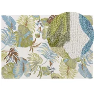 Dywany - Dywan Wełniany Z Motywem Liści 160 X 230 Cm Wielokolorowy Kinik - miniaturka - grafika 1