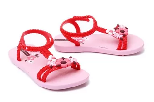 Buty dla dziewczynek - IPANEMA 83082 MY FIRST VI BABY 20697 pink/red, sandały dziecięce, rozmiary 21-28 - Ipanema - grafika 1